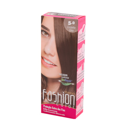 Tinta Cabelo Yamá Fashion 5.0 Castanho Claro 60g