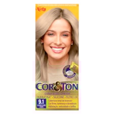 Tinta Cor&ton 9.1 Louro Claro Cinza 50g