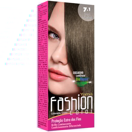 Tinta Yamá Fashion Color 7.1 Louro Acinzentado 60g
