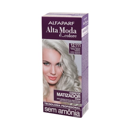 Tintura Alfaparf Alta Moda 12.111 Louro Platinado Cinza 150g