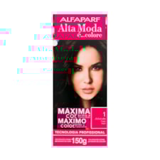 Tintura Altamoda 1 Preto Jabuticaba Negro Máxima Cor 150g