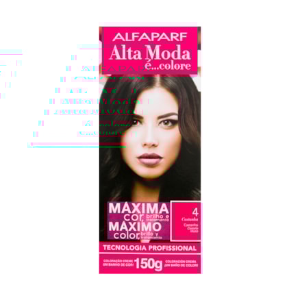 Tintura Altamoda 4.0 Coloração Creme Castanho Médio 150g