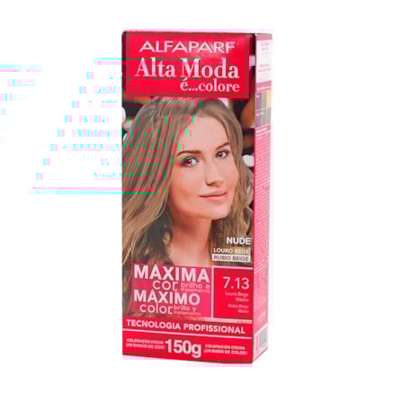 Tintura Altamoda Coloração 7.13 Louro Bege Médio 150g
