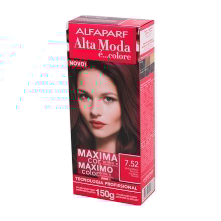 Tintura Altamoda Coloração 7.52 Vinho Médio Marsala 150g