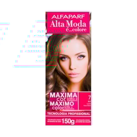 Tintura Altamoda Coloração 7 Louro Mel Cor Intensa 150g
