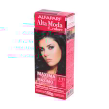 Tintura Altamoda Cor 1.11 Preto Azulado Ouro Negro 150g
