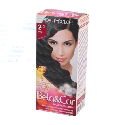 Tintura Beauty Color Bela E Cor 2.0 Preto 50g