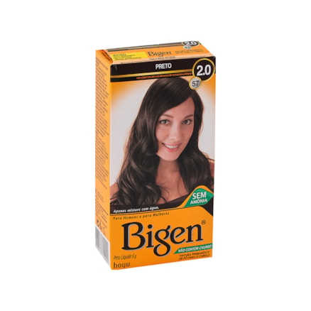 Tintura Bigen 2.0 Preto Sem Amônia 6g