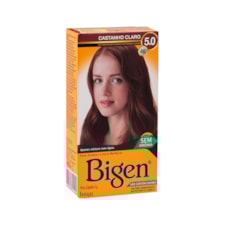 Tintura Bigen 5.0 Castanho Claro Sem Amônia 6g