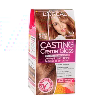 Tintura Casting Creme 710 Cocadinha Sem Amônia 40ml