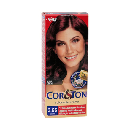 Tintura Cor & Ton 3.66 Violine Ruiva Linda 50g