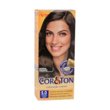 Tintura Cor E Ton 5.0 Castanho Claro 50g