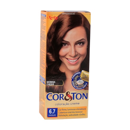 Tintura Cor E Ton 6.7 Chocolate 50g