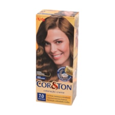Tintura Cor E Ton 7.0 Louro Médio 50g