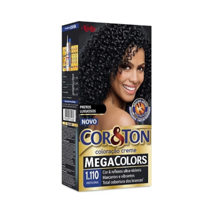 Tintura Cor & Ton Colors 1.110 Preto Ônix Filtro Uv 50g