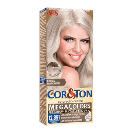 Tintura Cor&ton 12.891 Louro Super Loiras Marcantes 50g
