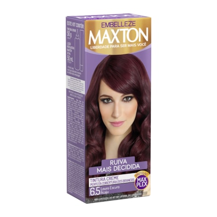 Tintura Creme Maxton Louro Escuro 6.5 50g