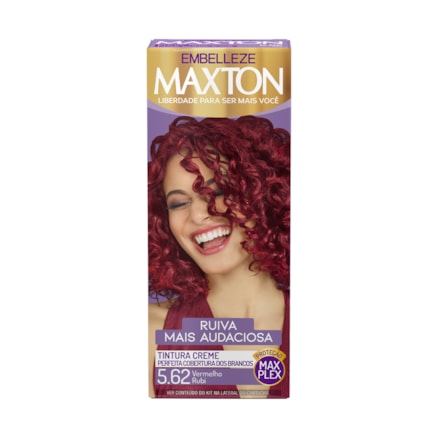 Tintura Creme Maxton Vermelho 5.62 50g