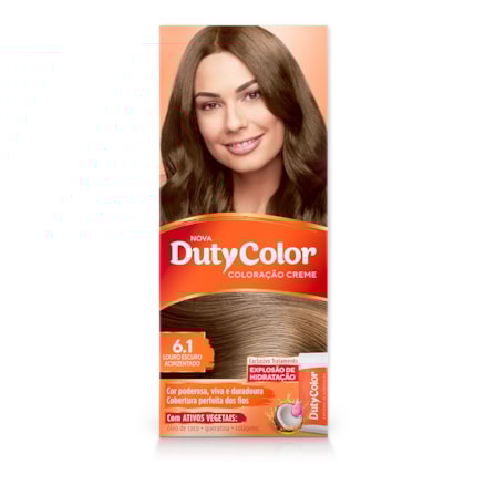 Tintura Dutycolor 6.1 Louro Escuro Acinzentado 50g