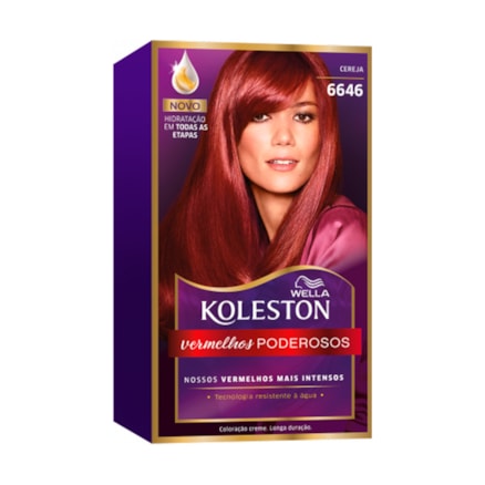 Tintura Koleston Vermelhos Poderosos 6646 Cereja 55g