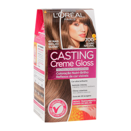 Tintura L'oréal Casting Creme Gloss 700 Louro Natural 40ml