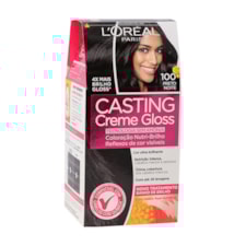 Tintura L'oréal Paris Casting Creme 100 Preto Noite 40ml