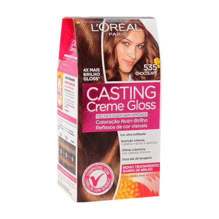 Tintura L'oréal Paris Casting Creme Gloss 535 Chocolate 40ml