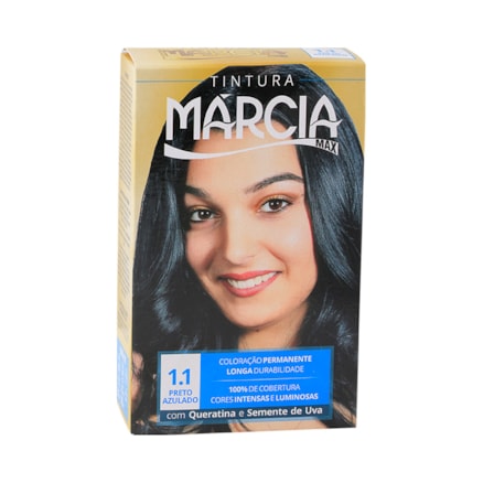 Tintura Marcia 1.1 Preto Azulado 30ml