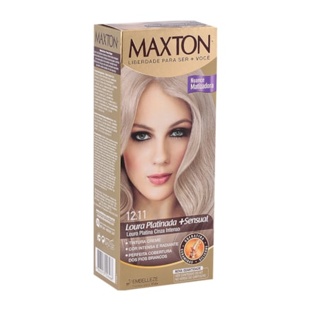 Tintura Maxton 12.11 Platino Cinza Intenso 50g