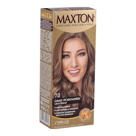 Tintura Maxton 7.0 Louro Natural 50g