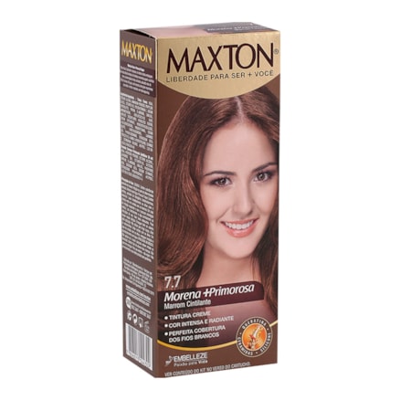 Tintura Maxton 7.7 Marrom Cintilante 50g