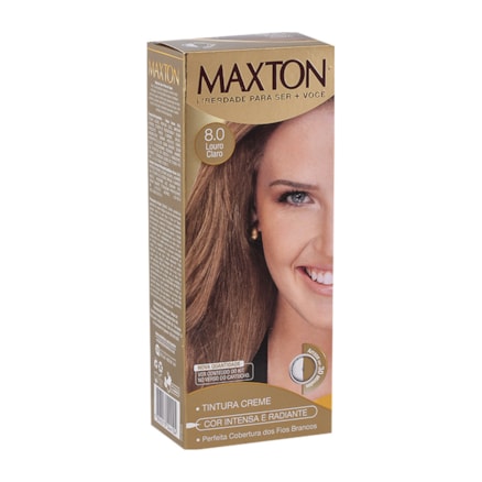 Tintura Maxton 8.0 Louro Claro 50g