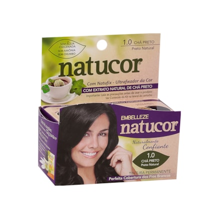 Tintura Natucor Filme 1.0 Preto Natural 12g