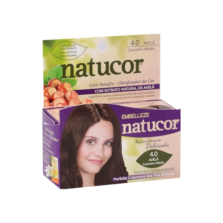 Tintura Natucor Filme 4.0 Castanho Médio 12g