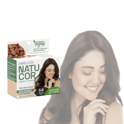 Tintura Natucor Filme 5.0 Castanho Claro 12g