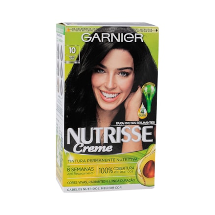 Tintura Nutrisse 10 Onix Preto 45g