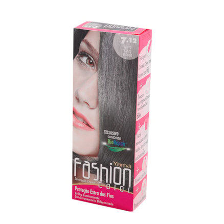 Tintura Yamá Fashion 7.12 Louro Cinza Irizado 60g