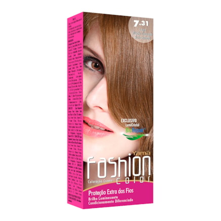 Tintura Yama Fashion 7.31 Louro Médio Acinzentado 60g