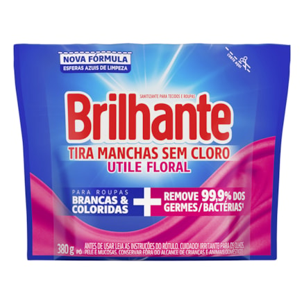 Tira Manchas Brilhante Pó Utile Floral 380g