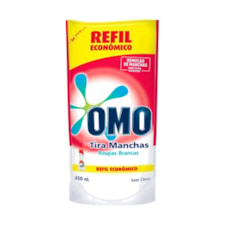 Tira Manchas Líquido Omo Roupas Brancas S/ Cloro Sachê 450ml