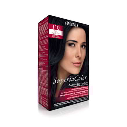 Tonalizante Amend Superia Coloração 110 Preto Azulado
