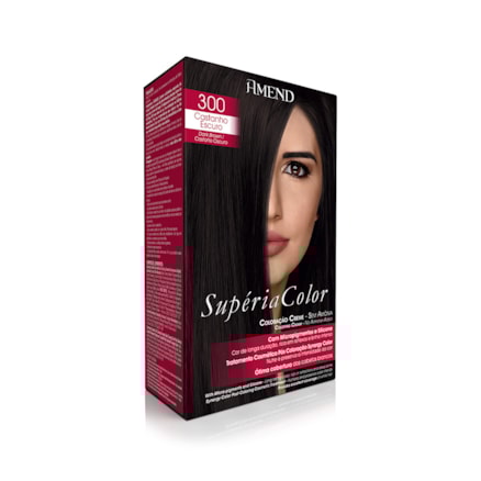 Tonalizante Amend Superia Coloração 300 Castanho Escuro