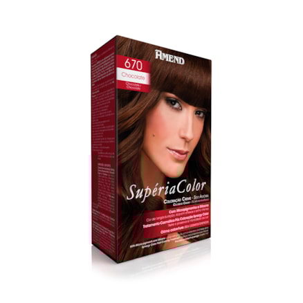 Tonalizante Amend Superia Coloração Creme 670 Chocolate