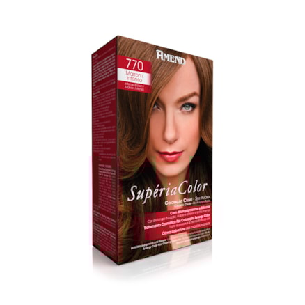 Tonalizante Amend Superia Coloração Creme 770 Marrom Intenso