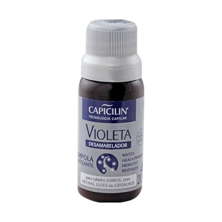 Tônico Capilar Capicilin Violeta Desamarelador 20ml