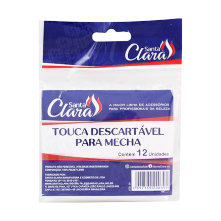 Touca Para Mechas Santa Clara 39 Coloração Luzes Descartável