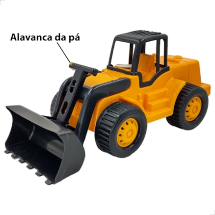 Trator de Brinquedo Pá Carregadeira Infantil Tratores de Miniatura Construção