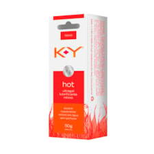 Ultragel Lubrificante Íntimo K&y Hot Aquece Suavemente 50g