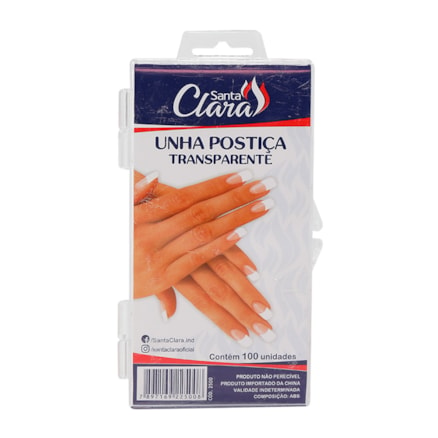 Unhas Postiças Santa Clara Com 100 Und