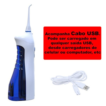 Vaclav Irrigador Oral Portátil Sem Fio 1501 Bivolt Sem Fio